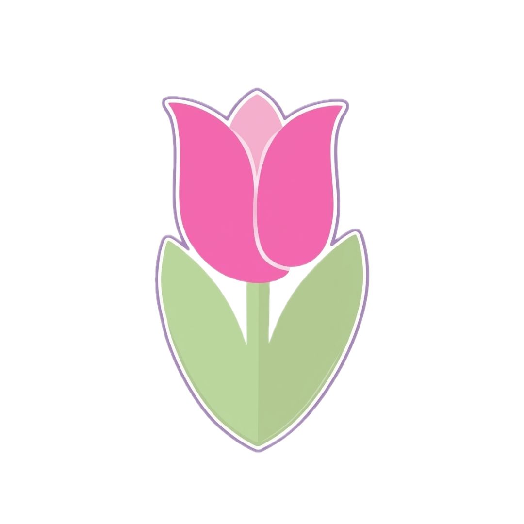 Petal Blossom Tulip Cookie Cutter & 3D Stamp Set