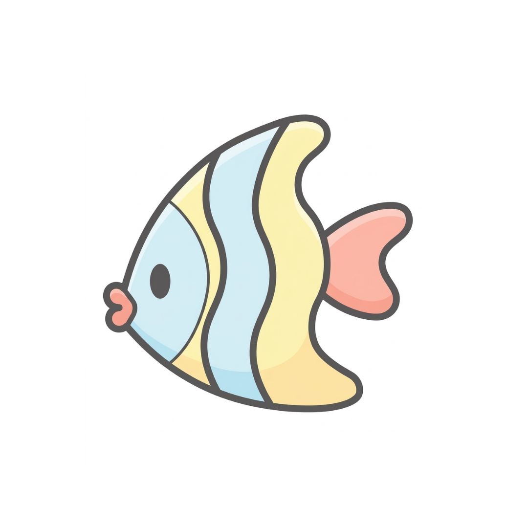 Angel Fish Cookie Cutter & 3D Stamp Set