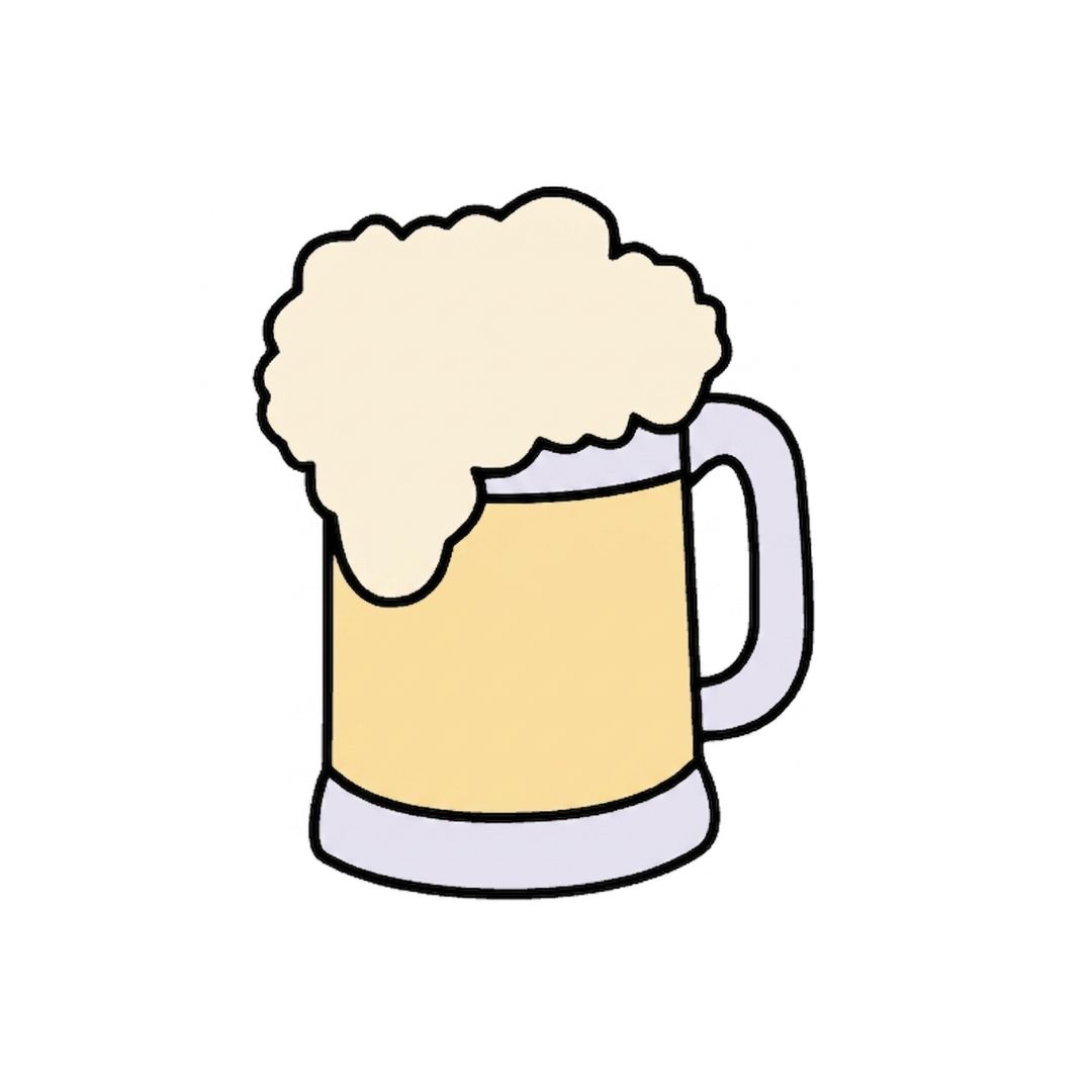 Frothy Beer Mug Cookie Cutter & Stamp Set – sugar cookies fondant embosser