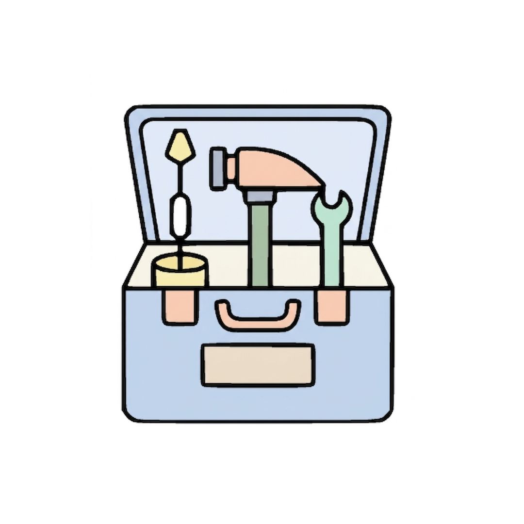 Handy Toolbox Cookie Cutter & Stamp Set