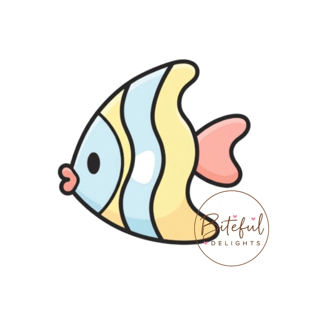 Angel Fish Cookie Cutter & Stamp Set
