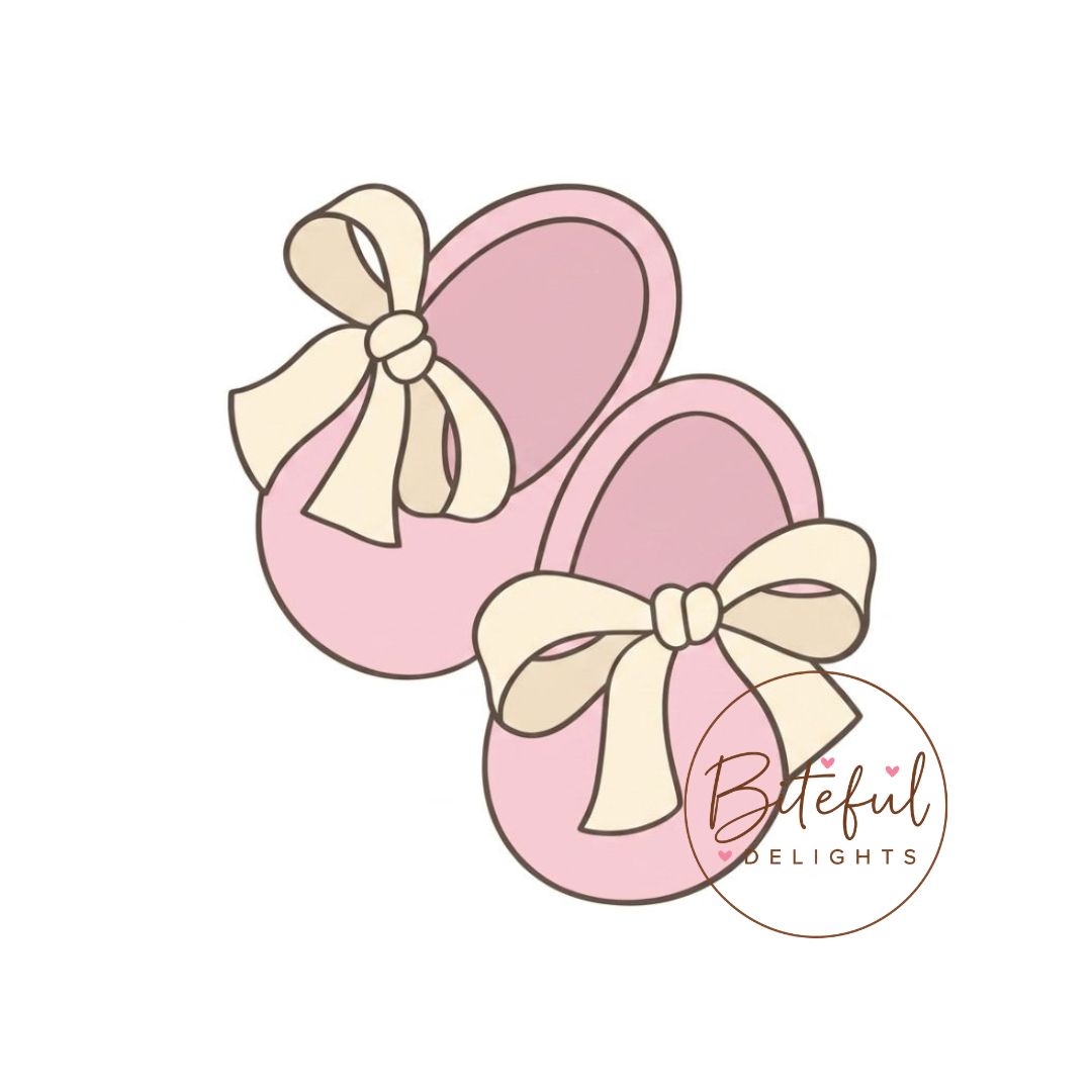 Baby Booties Cookie Cutter & Stamp Set