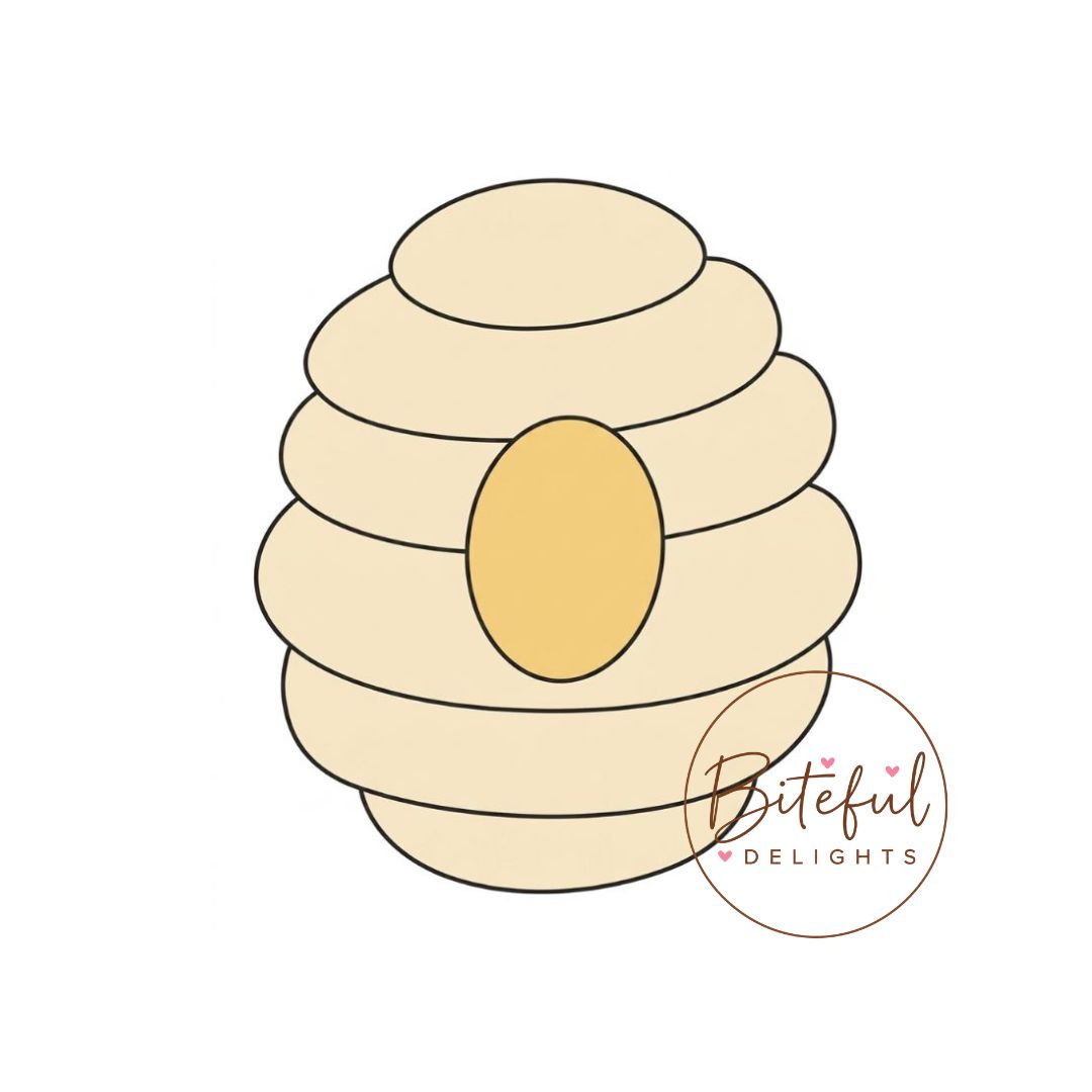 Beehive Cookie Cutter & Stamp Set