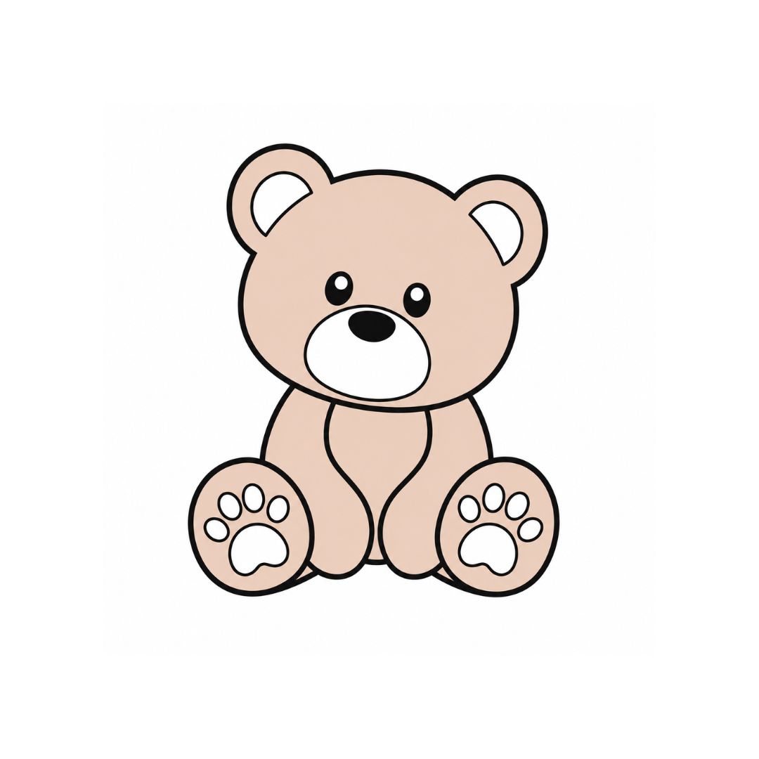Button Nose Bear Cookie Cutter & Stamp Set