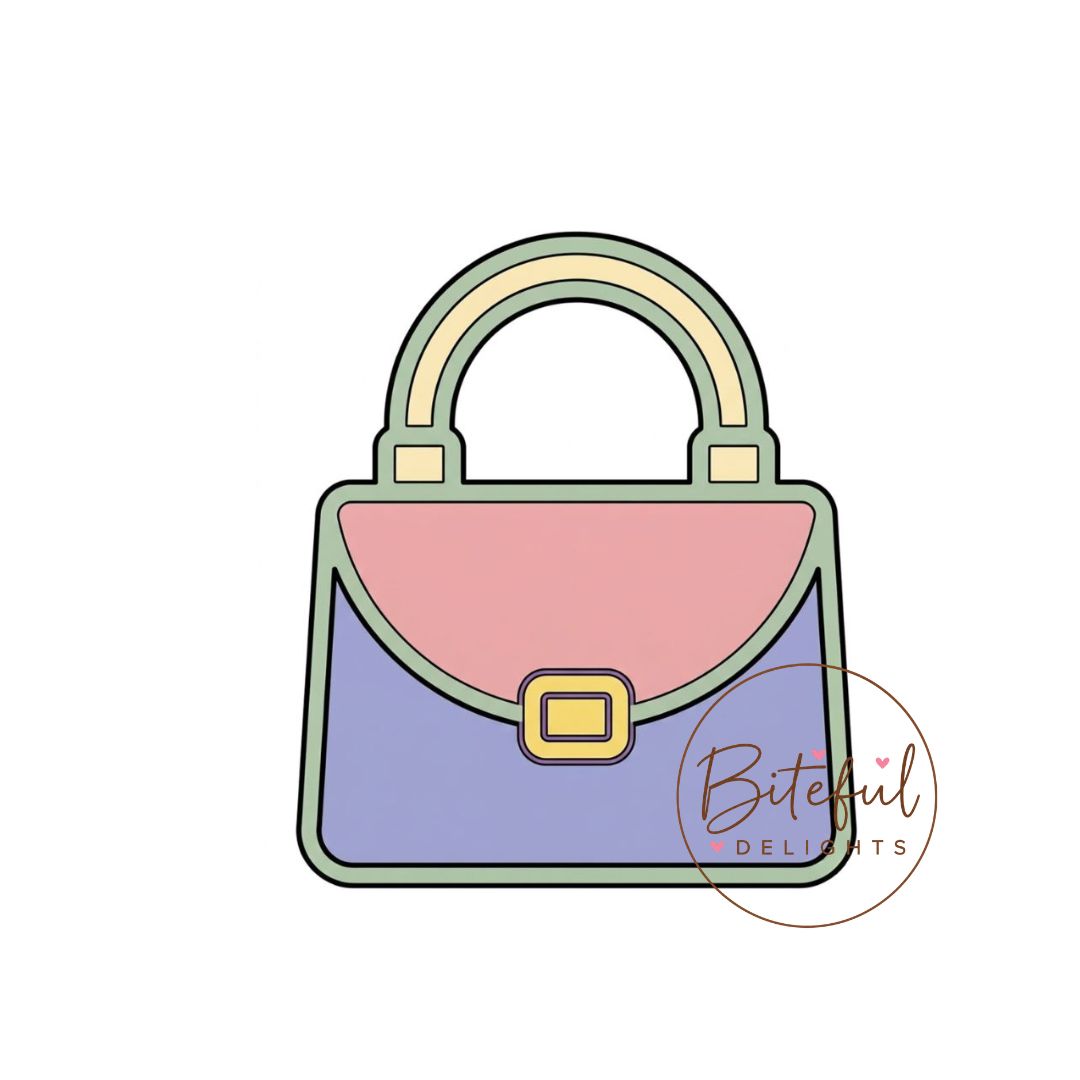 Chic Handbag Cookie Cutter & Stamp Set