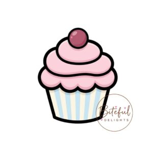 Cupcake Cookie Cutter & Stamp Set