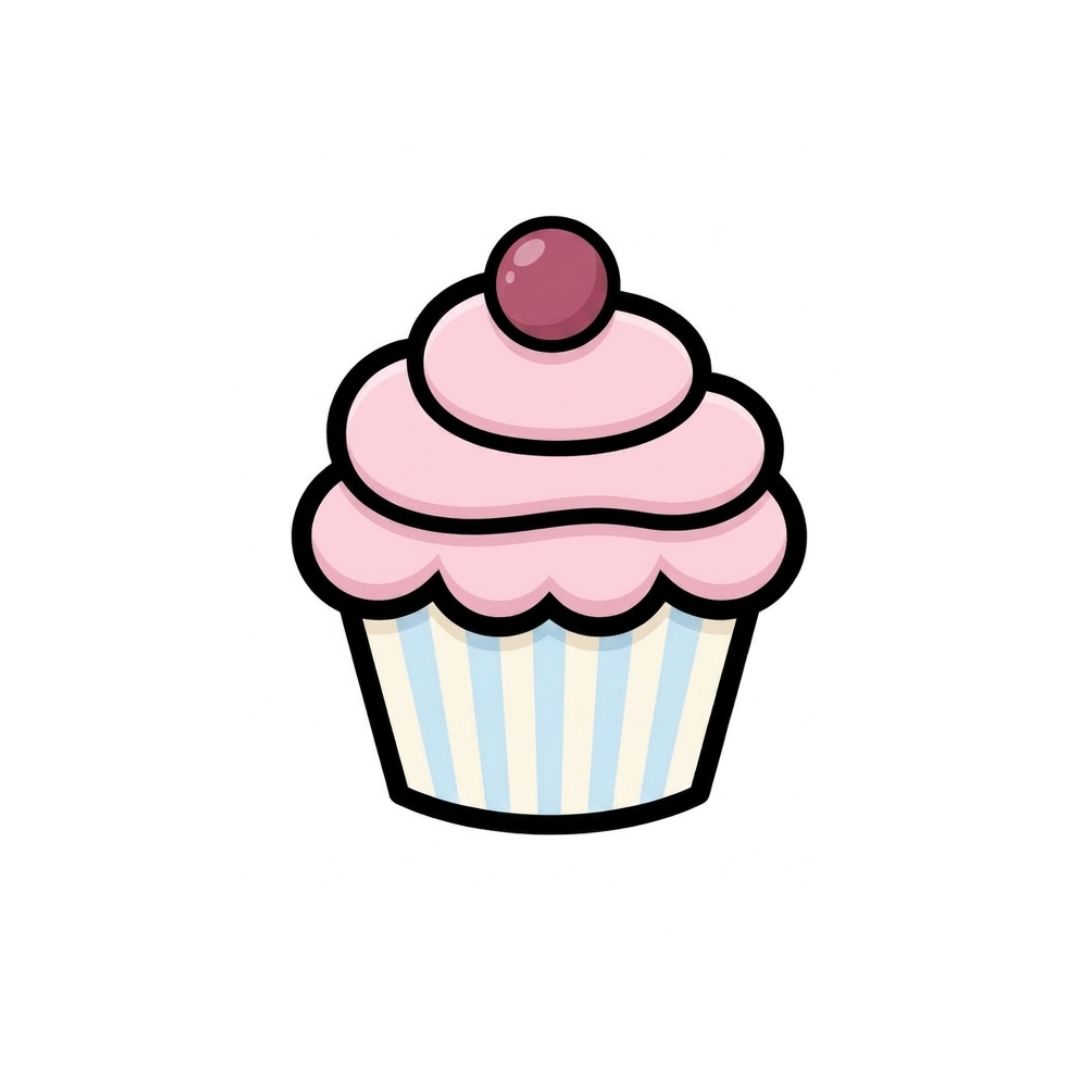 Cupcake Cookie Cutter & Stamp Set