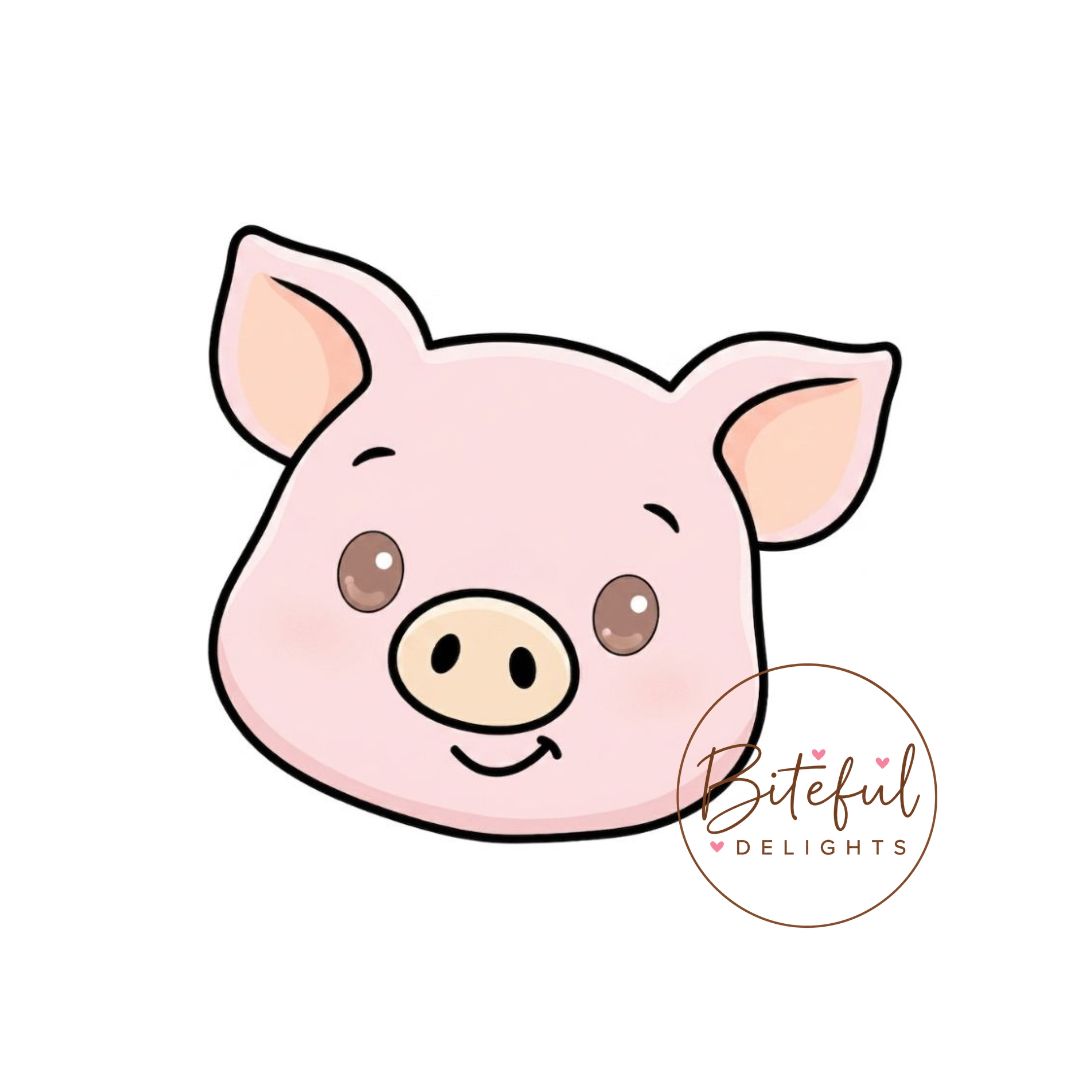 Friendly Farm Piglet Cookie Cutter & Stamp Set