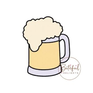 Frothy Beer Mug Cookie Cutter & Stamp Set