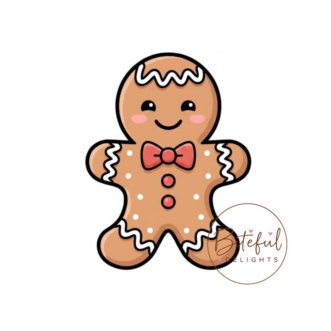 Gingerbread Man Cookie Cutter & Stamp Set