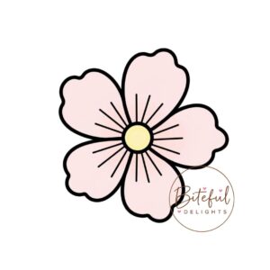 Tropical Hibiscus Cookie Cutter & Stamp Set