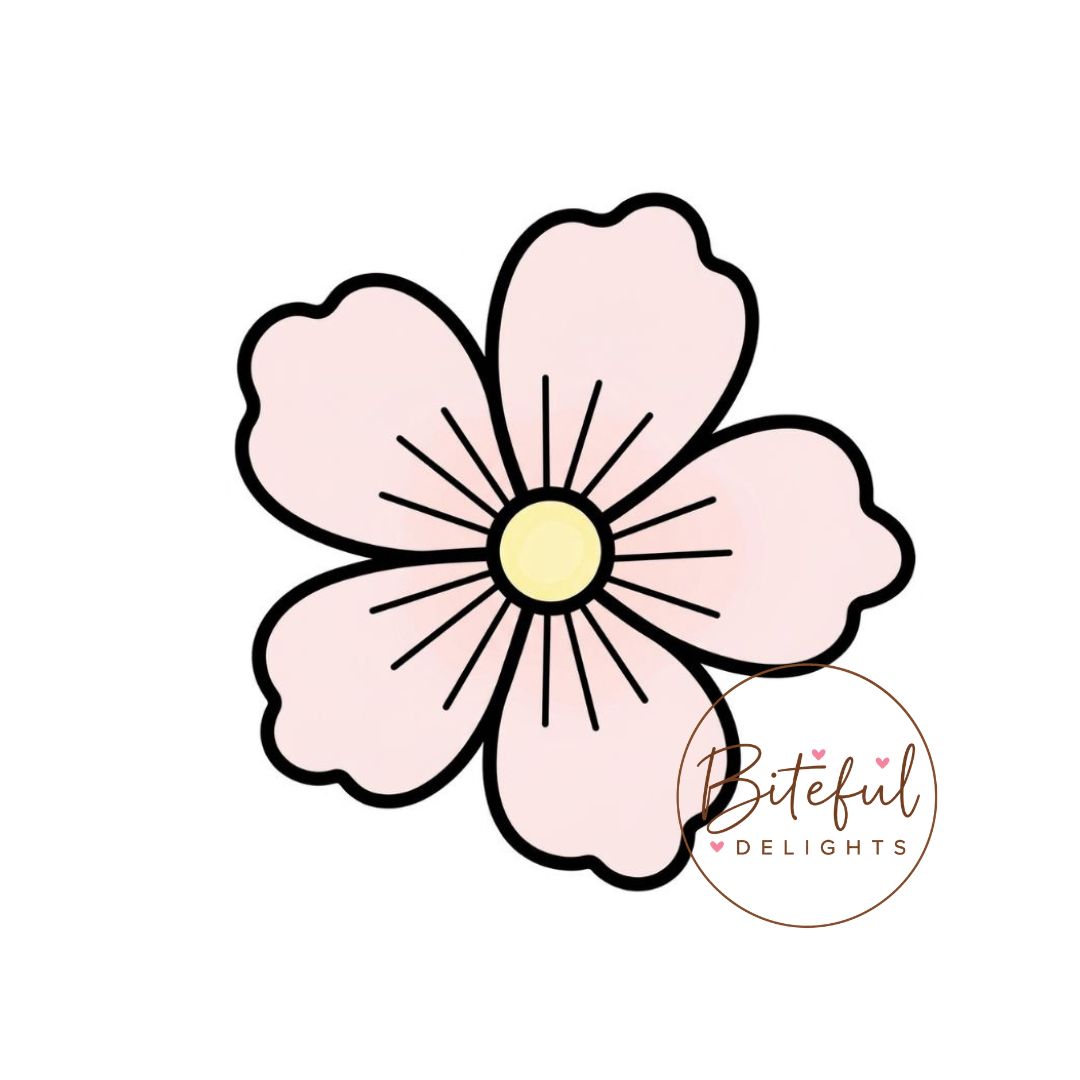 Tropical Hibiscus Cookie Cutter & Stamp Set