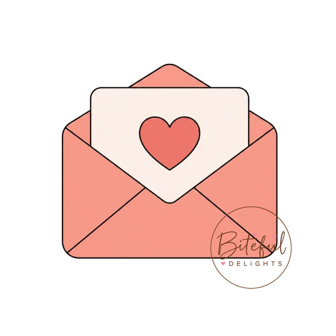 Love Letter Envelope Cookie Cutter & Stamp Set