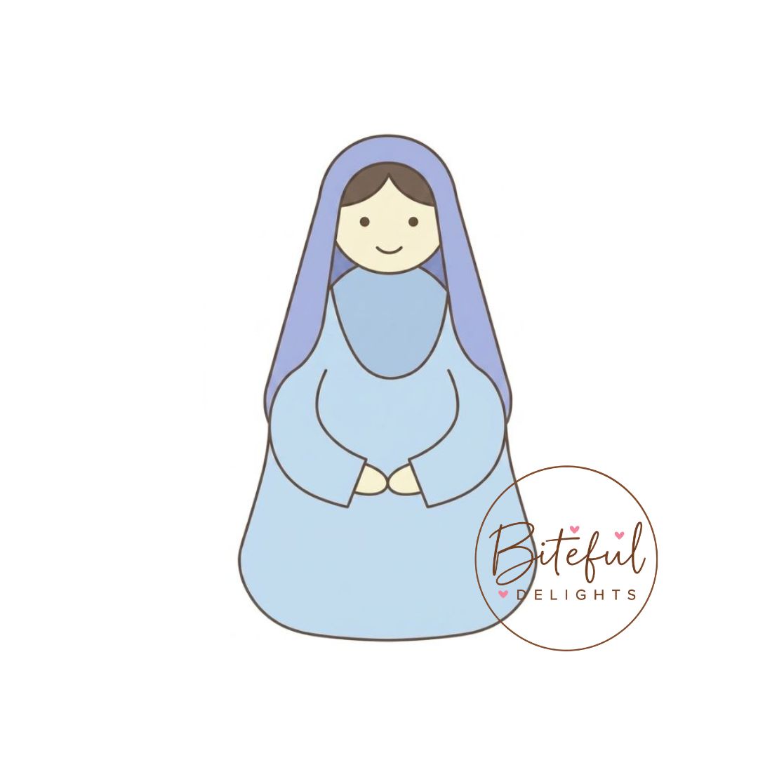 Mary Cookie Cutter & Stamp Set