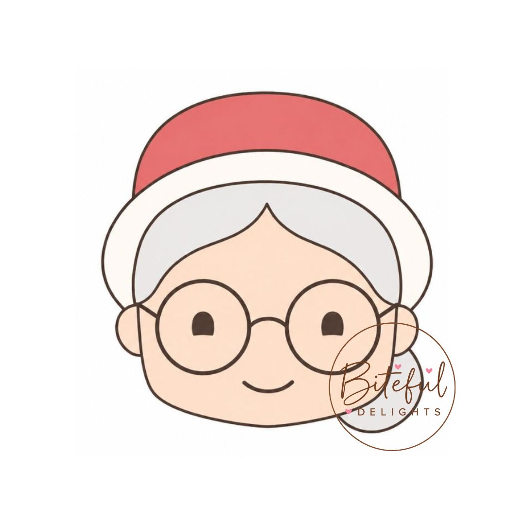 Mrs Claus Cookie Cutter & Stamp Set