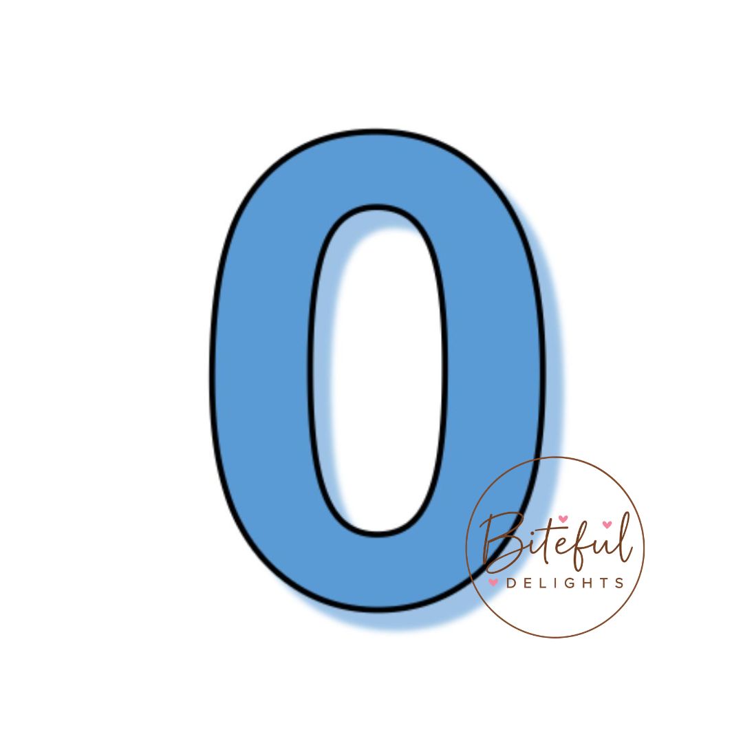 Number 0 Cookie Cutter
