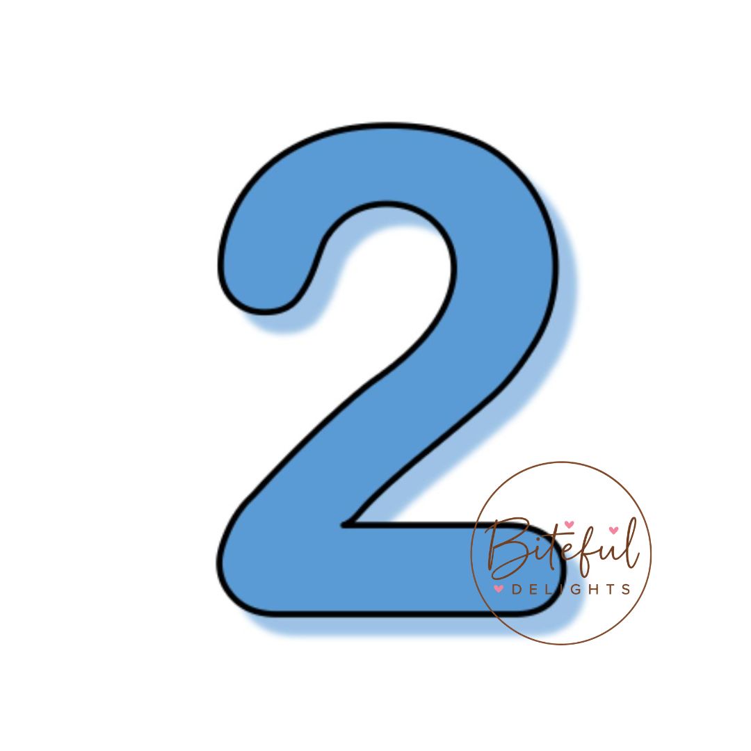Number 2 Cookie Cutter