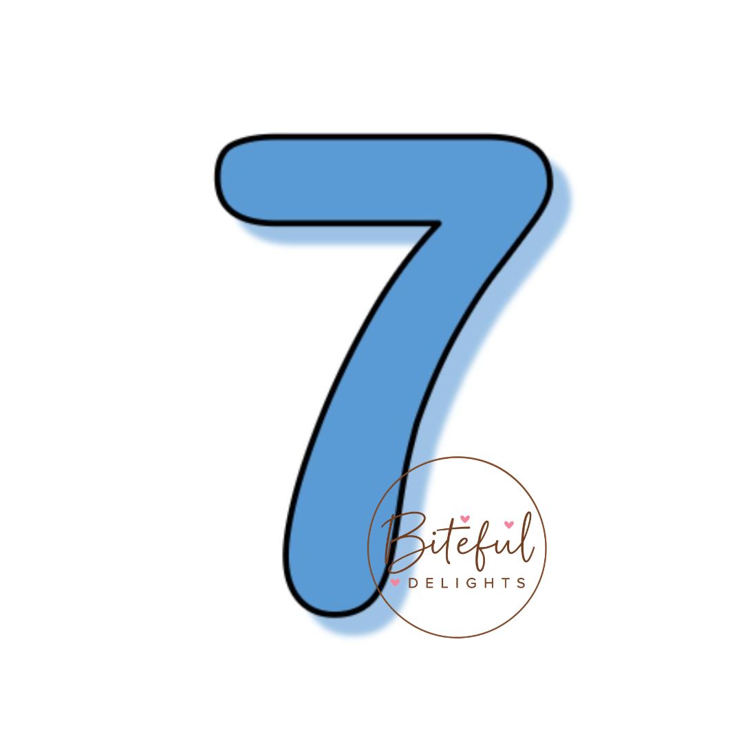 Number 7 Cookie Cutter