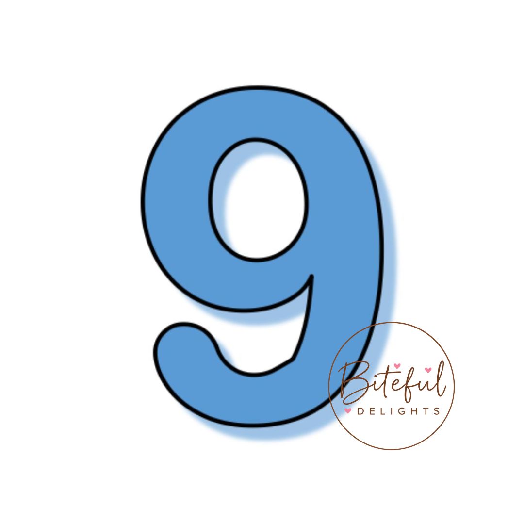 Number 9 Cookie Cutter