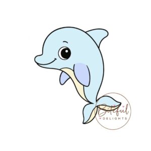 Playful Dolphin Cookie Cutter & Stamp Set