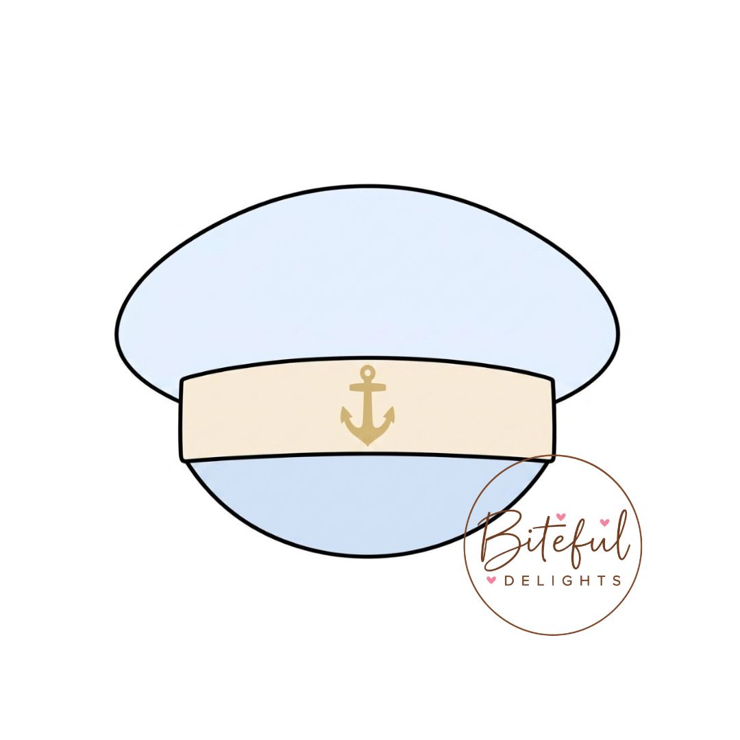 Sailor Hat Cookie Cutter & Stamp Set