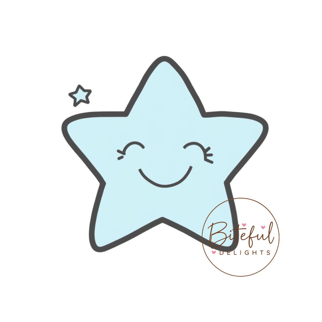 Smiling Star Cookie Cutter & Stamp Set
