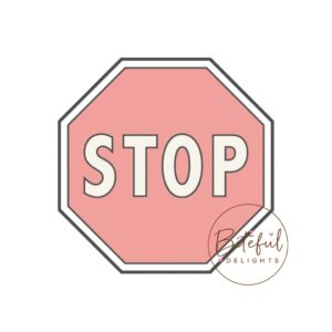 Stop Sign Cookie Cutter & Stamp Set