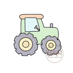 Tractor Cookie Cutter & Stamp Set