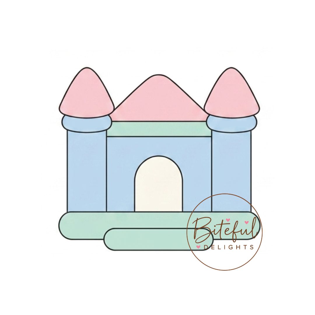 Jumping Castle Cookie Cutter & Stamp Set