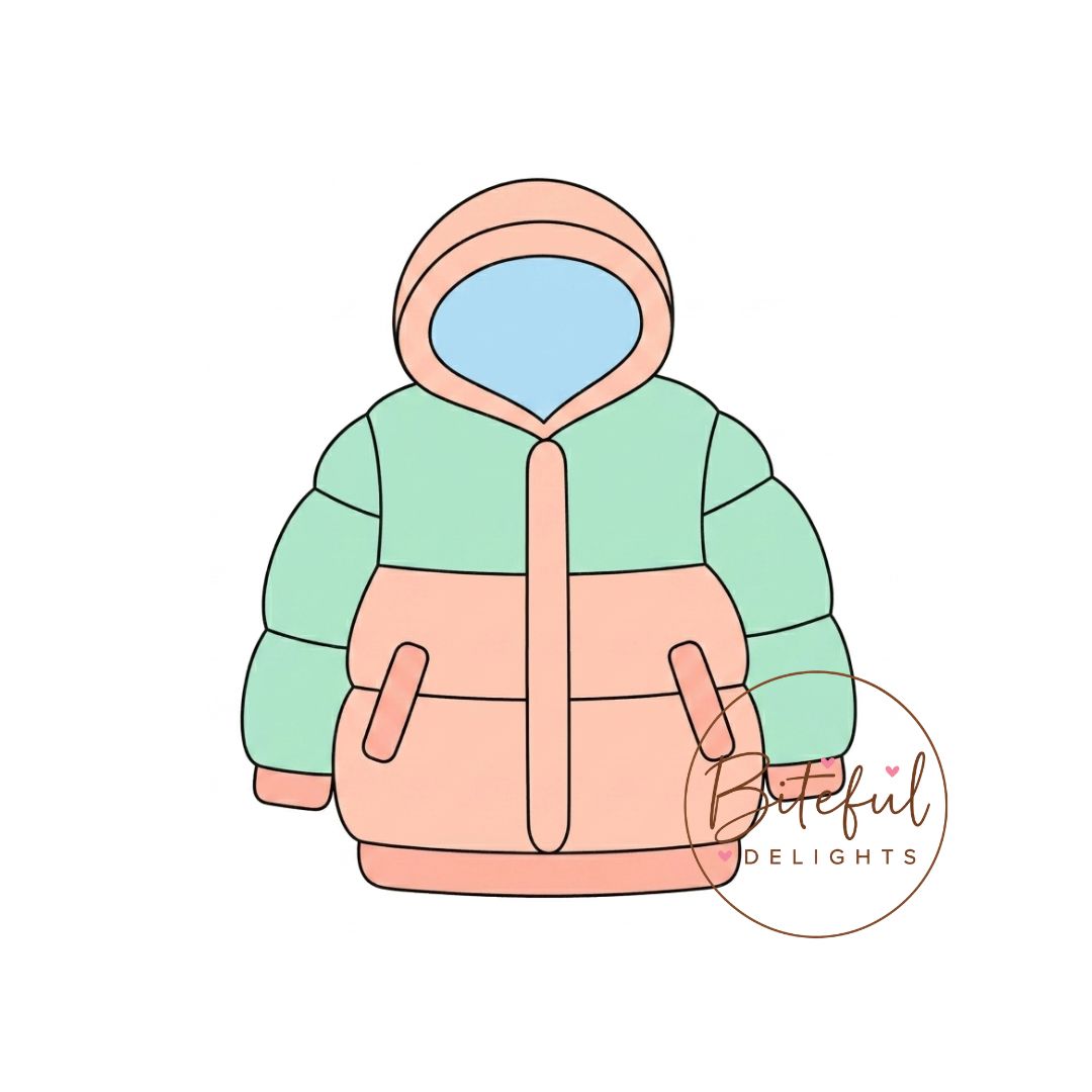 Winter Jacket Cookie Cutter & Stamp Set